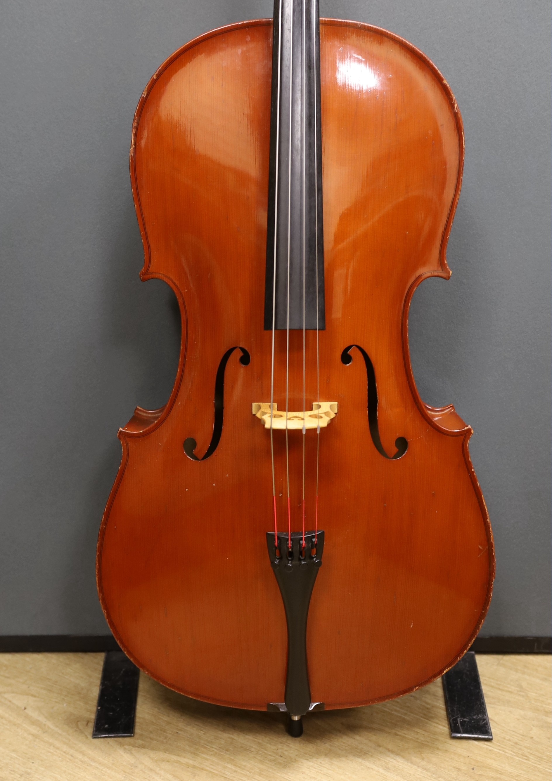 A Voloncel cello, with soft case